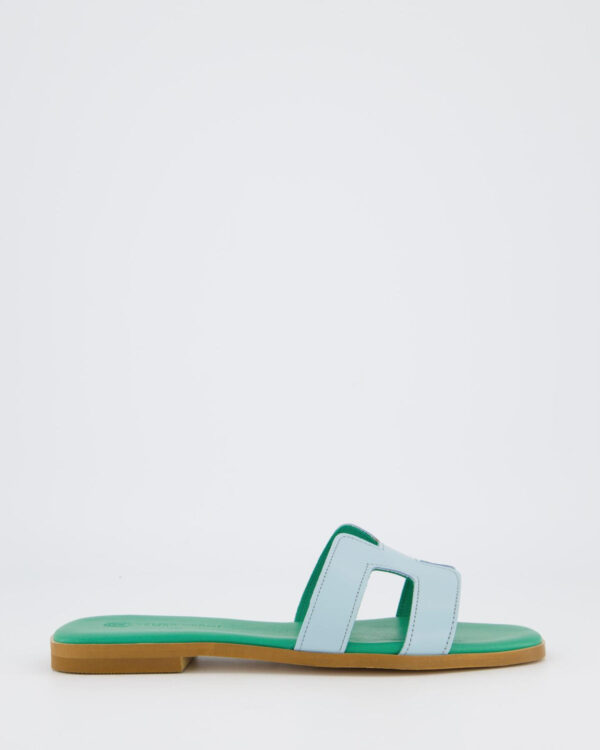 Dames Joy Slipper Blue/Green