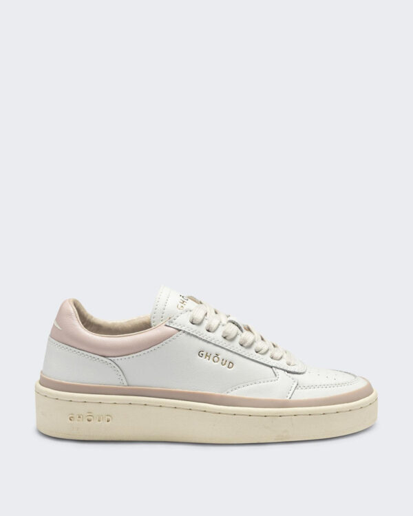 Ghoud Dames Pads Sneaker Wit/Nude