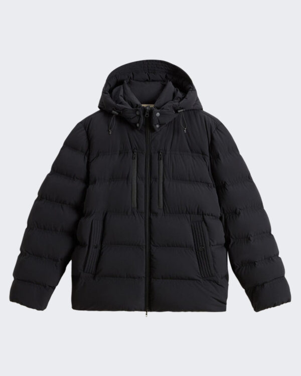 Heren Matt Stretch Puffer Jacket Black