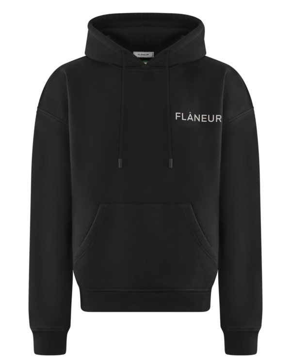 Heren Double Logo Washed Hoodie