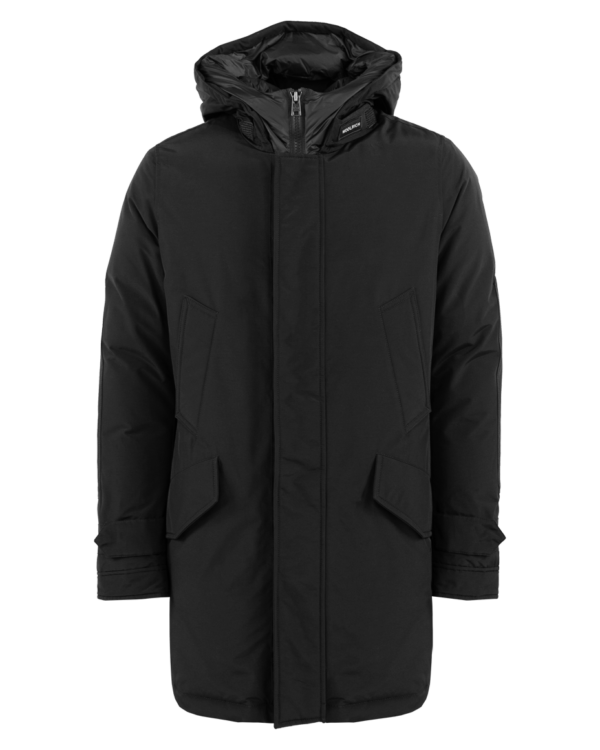 Heren Polar High Collar Parka Black