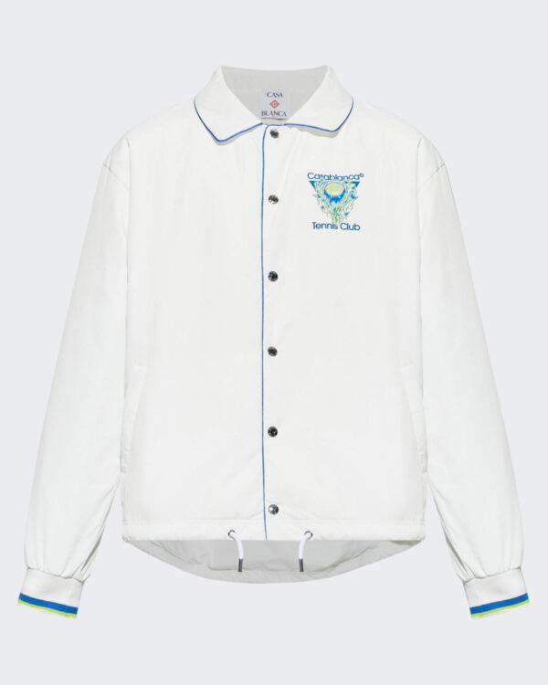 Casablanca Heren Printed Coach Jacket Wit