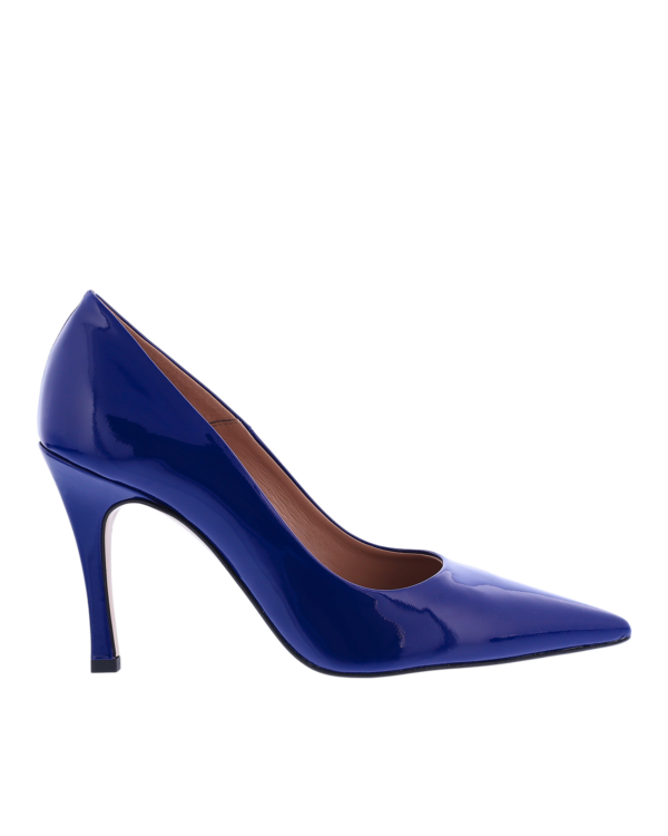 Dames Lax leather pump blue