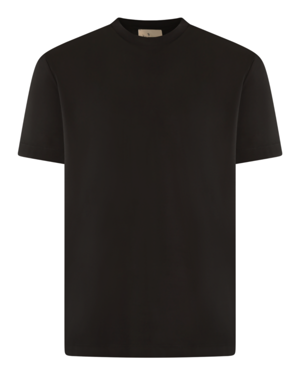 Heren Interlock Supima T-Shirt Black
