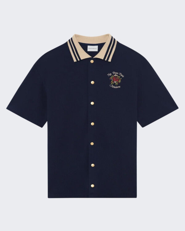Heren Chemise Piquée Rose Blauw