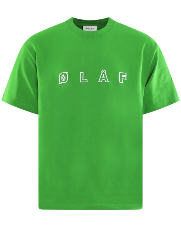 Heren Sans Embro Logo T-Shirt Green
