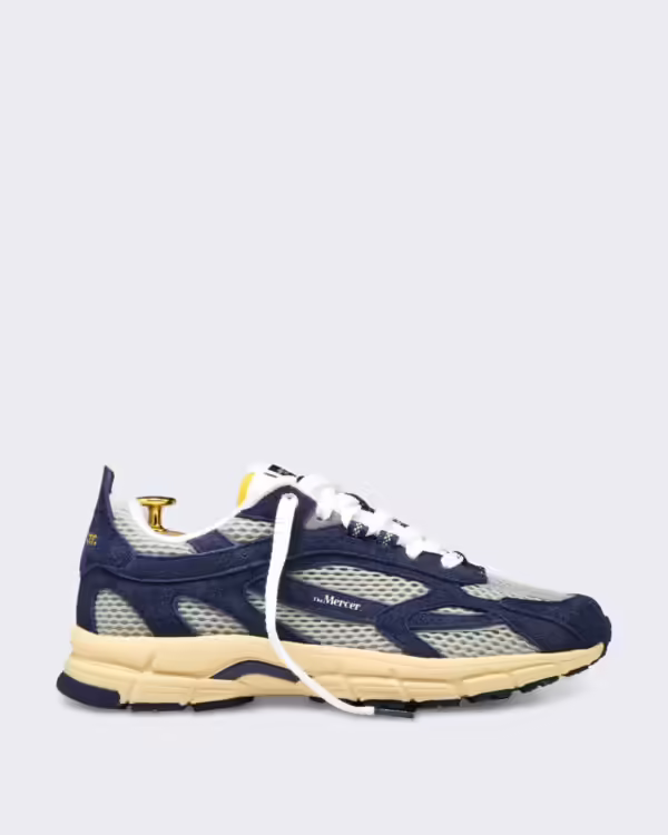 Lage sneaker met klassiek Americana design Blauw