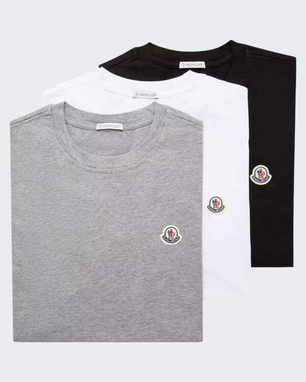 Moncler Heren T-shirt 3-pack met korte mouwen Multicolor