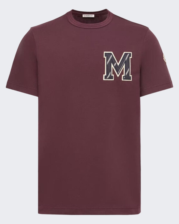 Moncler Heren T-shirt met korte mouwen Rood