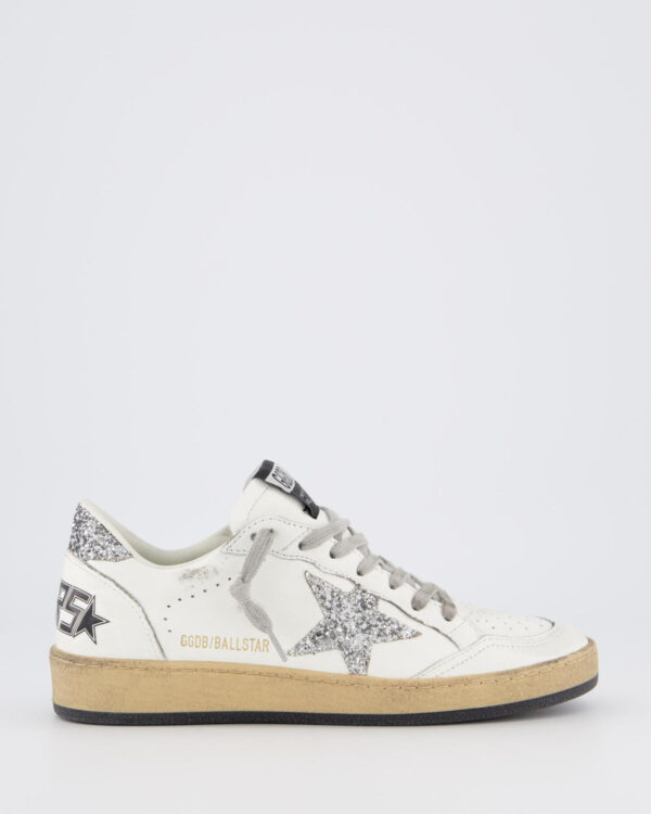 Dames Ballstar Sneaker White/Glitter