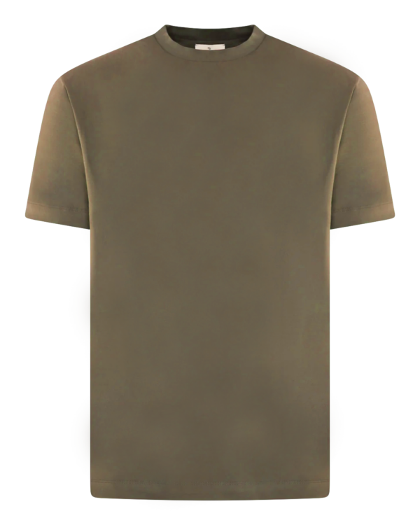 Heren Interlock Supima T-Shirt Beige