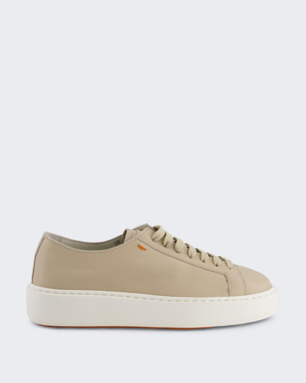 Santoni Dames Clean Sneaker Wit