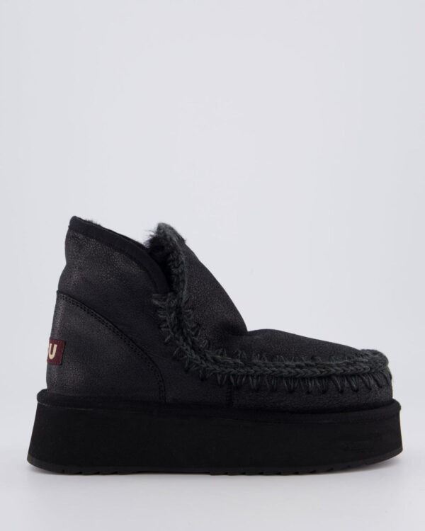 Dames Mini Eskimo Platform Black