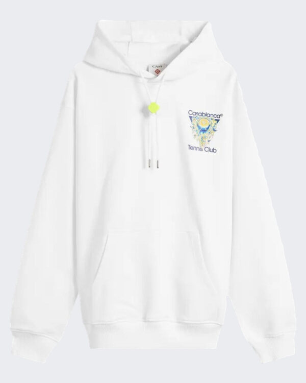 Casablanca Heren Tennis CLub Icon Hoodie Wit