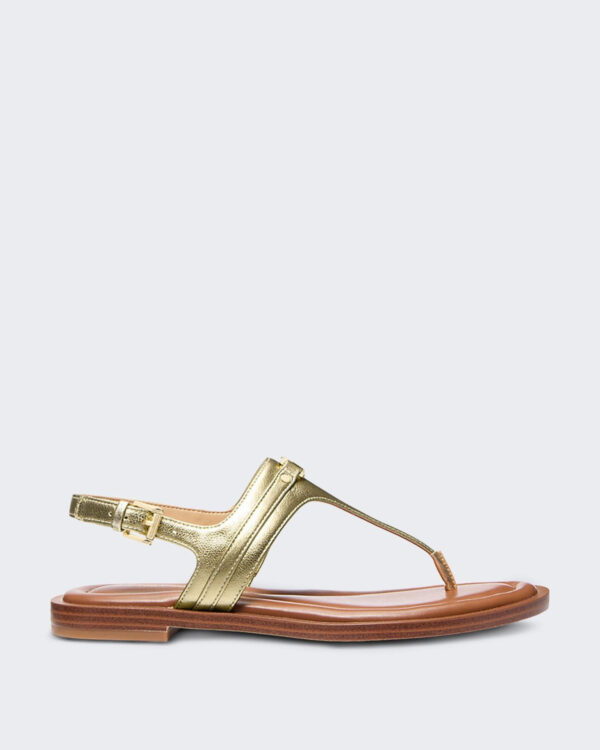 Dames Sneaker met metallic gouden afwerking Metallic Goud