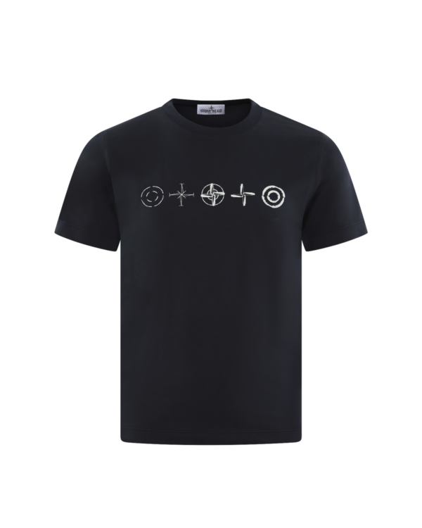 Kids Logo Print T-Shirt Blue