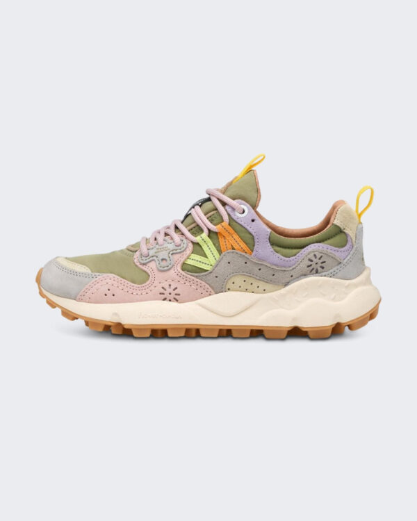 Flower Mountain Dames Yamano 3 Sneaker Beige/Groen