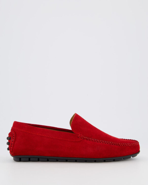 Heren Driver Loafer Red