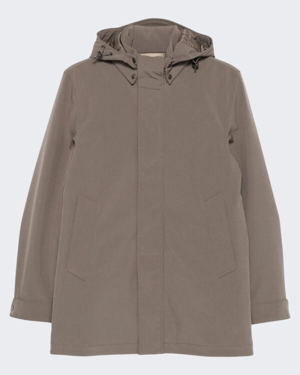 Heren Barrow Mac Coat Gray