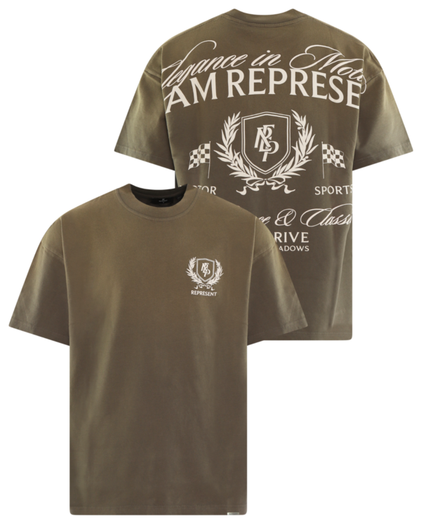 Heren Crest T-Shirt Beige