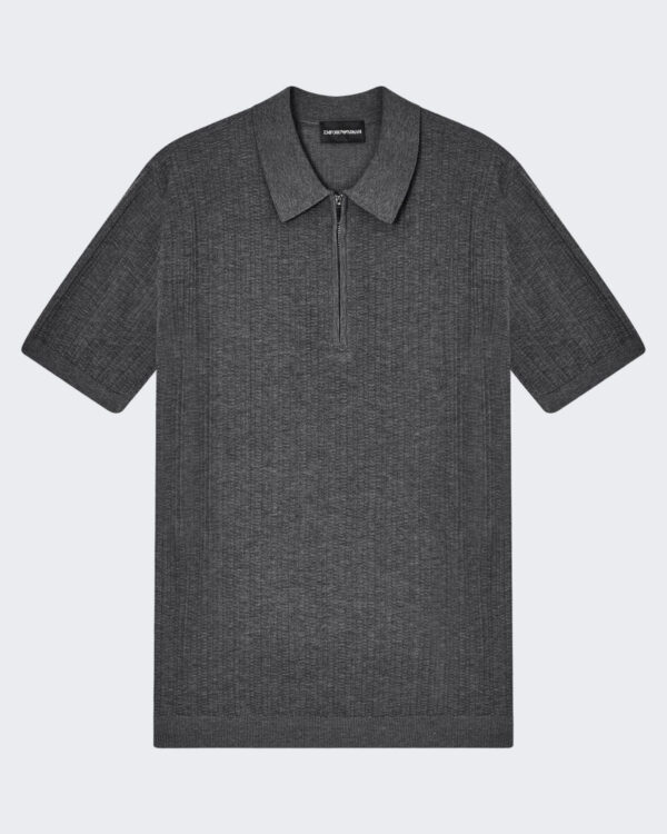 Heren Vertical Tuck Stitch Grijs