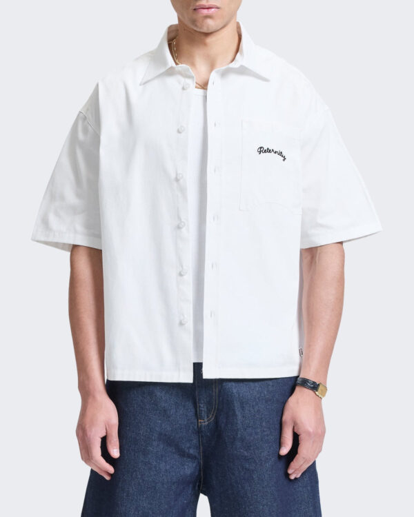 Heren Shirt met print Wit