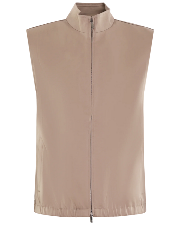 Heren Supima Bodywarmer Gray/Beige