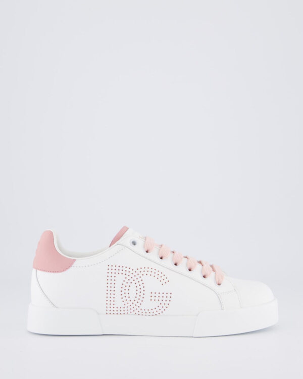 Dames Portofino Sneaker White/Pink