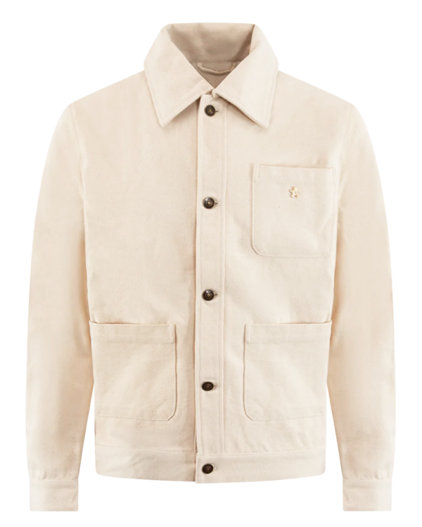 Heren Fitted Heavy Canvas Jacket