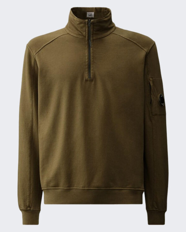 Heren Half Zip Collar Green