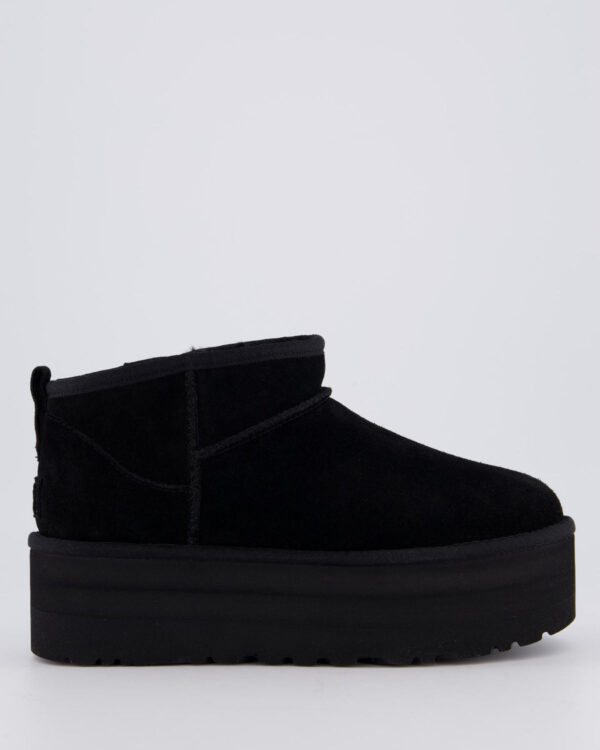 Dames Ultra Mini Platform Black