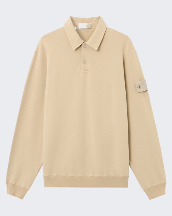 Heren Ls Polo-Beige-V0090 Beige