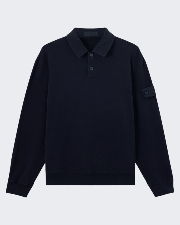Heren Polo met lange mouwen Blauw