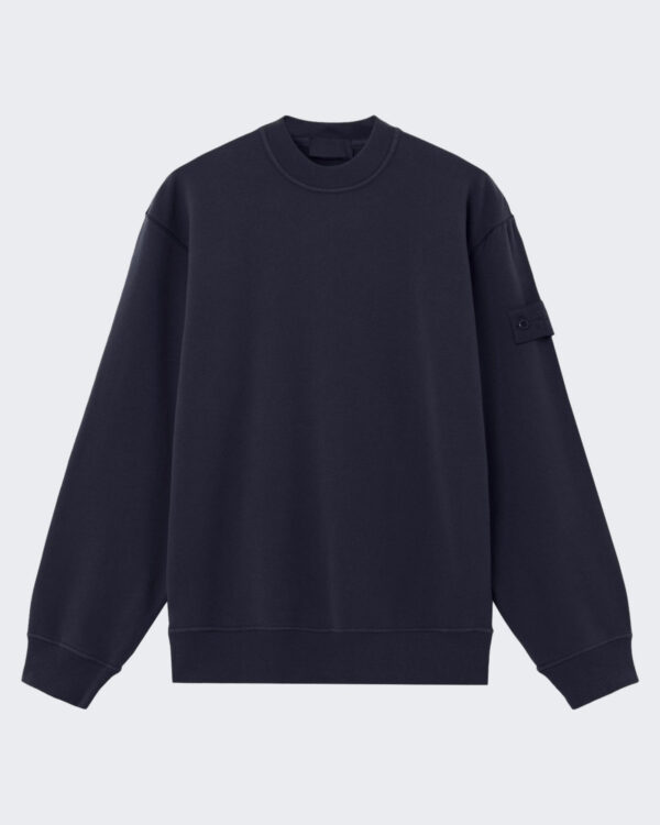 Heren Sweatshirt-Blauw Blue-V0020 Blauw