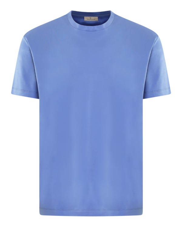 Heren Interlock Supima T-Shirt Blue