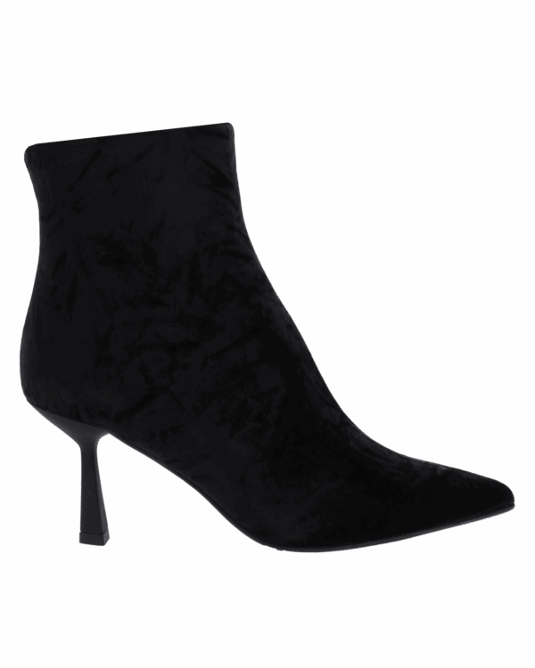 Dames Tronchetto Velluto Black