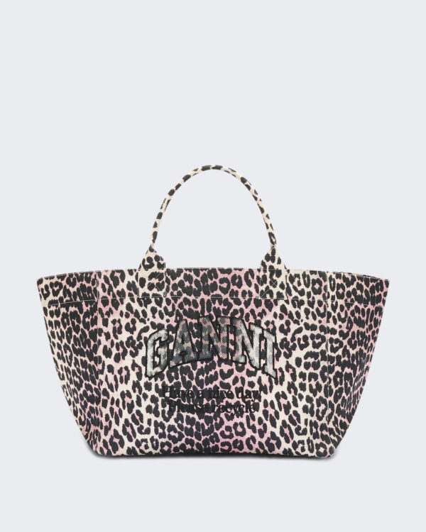 Ganni Dames Sequin XXL Tote Grijs