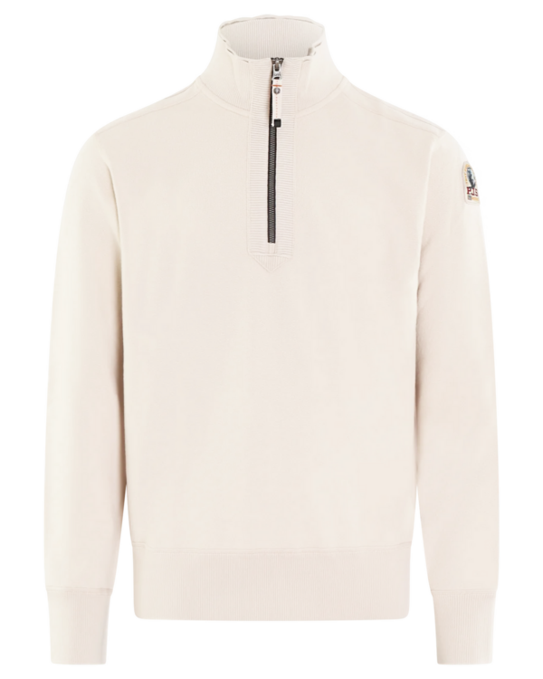 Heren Lenard Half Zip Beige