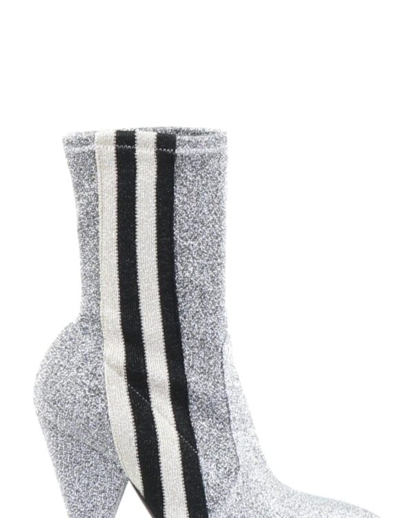Giampaolo Viozzi Dames Stretch GlitterStripe enkellaarsjes