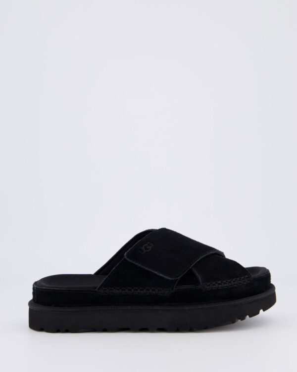 Dames Goldenstar Cross Slide Black