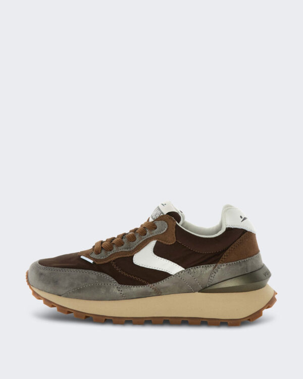 Dames Lichtgewicht sneaker met technisch upper Zilvergrijs