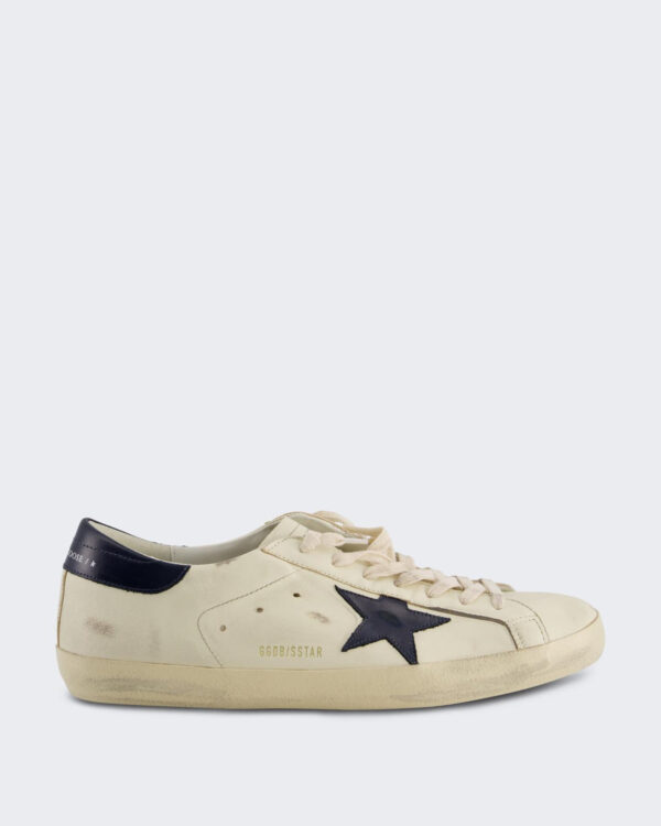 Golden Goose Heren Super-Star Sneaker Wit/Blauw