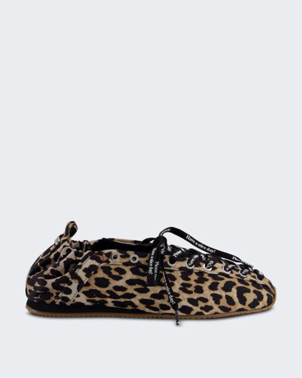 Ganni Dames Ballerina's met luipaardprint