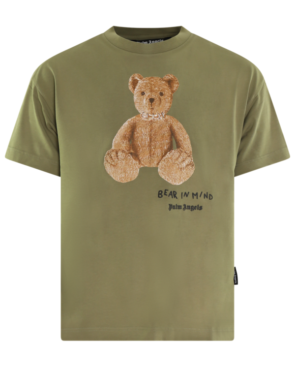 Heren Bear in Mind T-Shirt Green