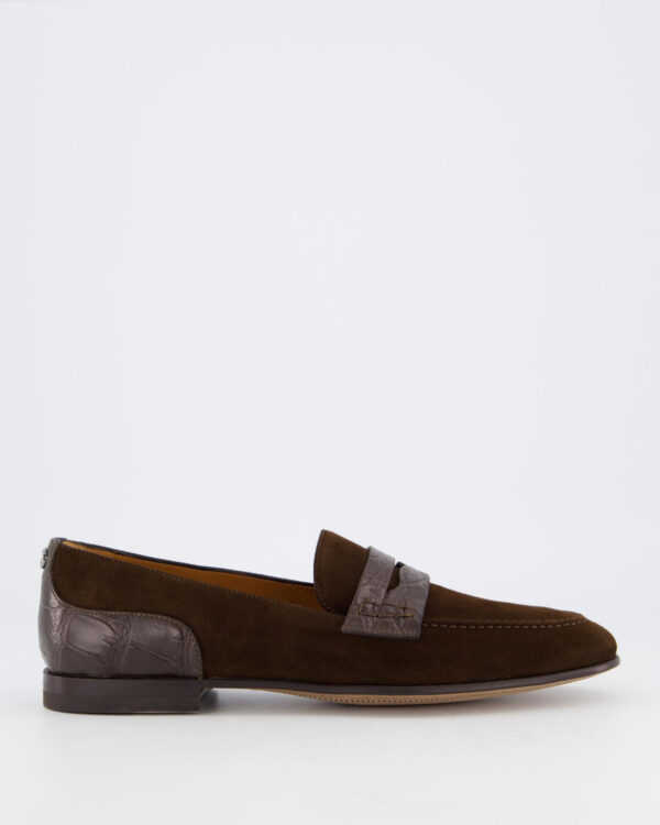 Heren DG Plaque Loafers Brown