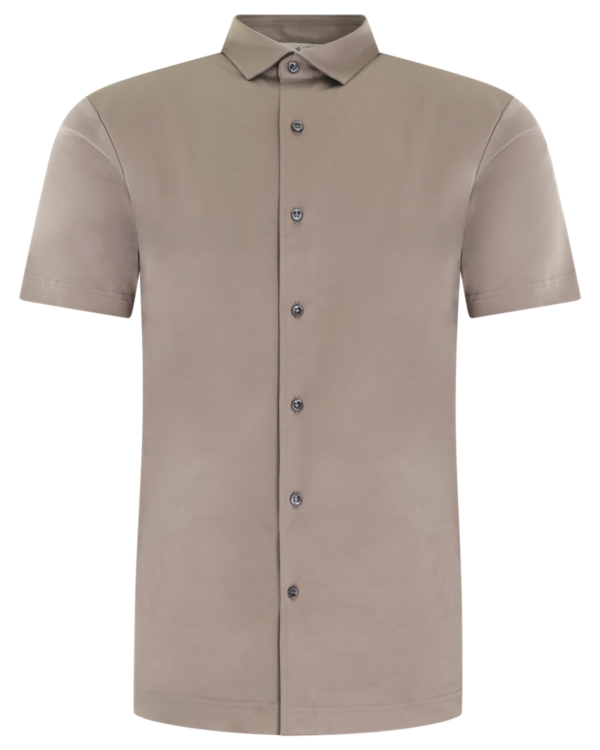 Heren Interlock Supima Shirt Gray