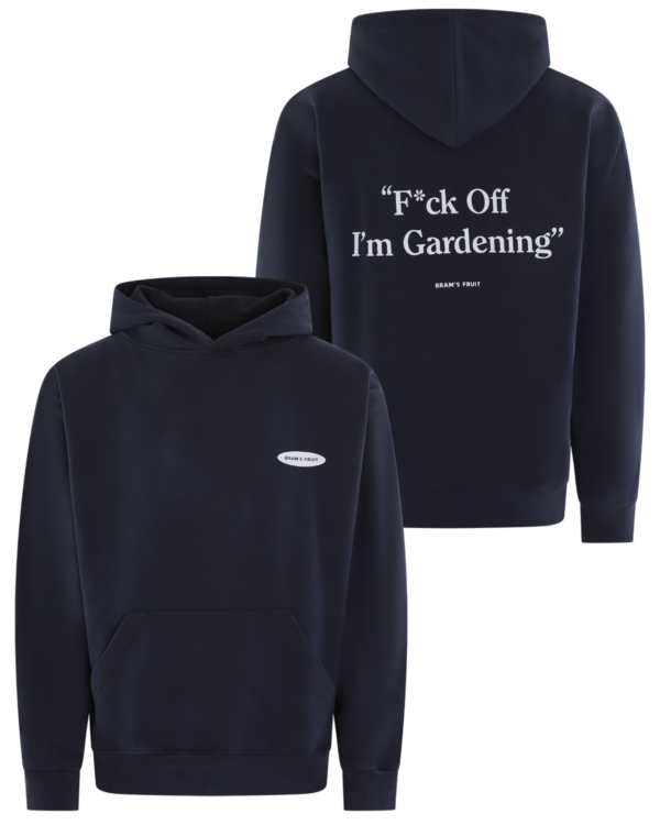 Heren F*Ck Off Hoodie Blue