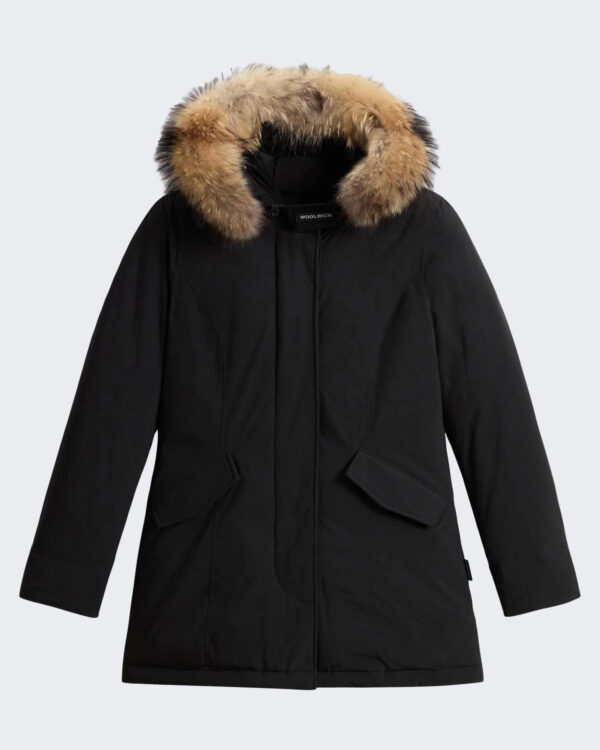 Dames Arctic Racoon Parka Black
