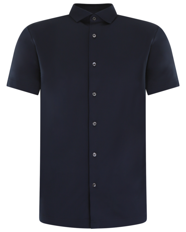 Heren Interlock Supima Shirt Blue