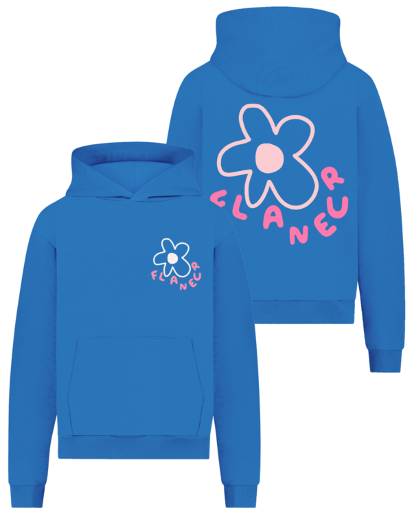 Heren Blossom Hoodie Blue